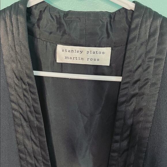 Vintage Neiman Marcus black button-up dress in 6 - Picture 4 of 6